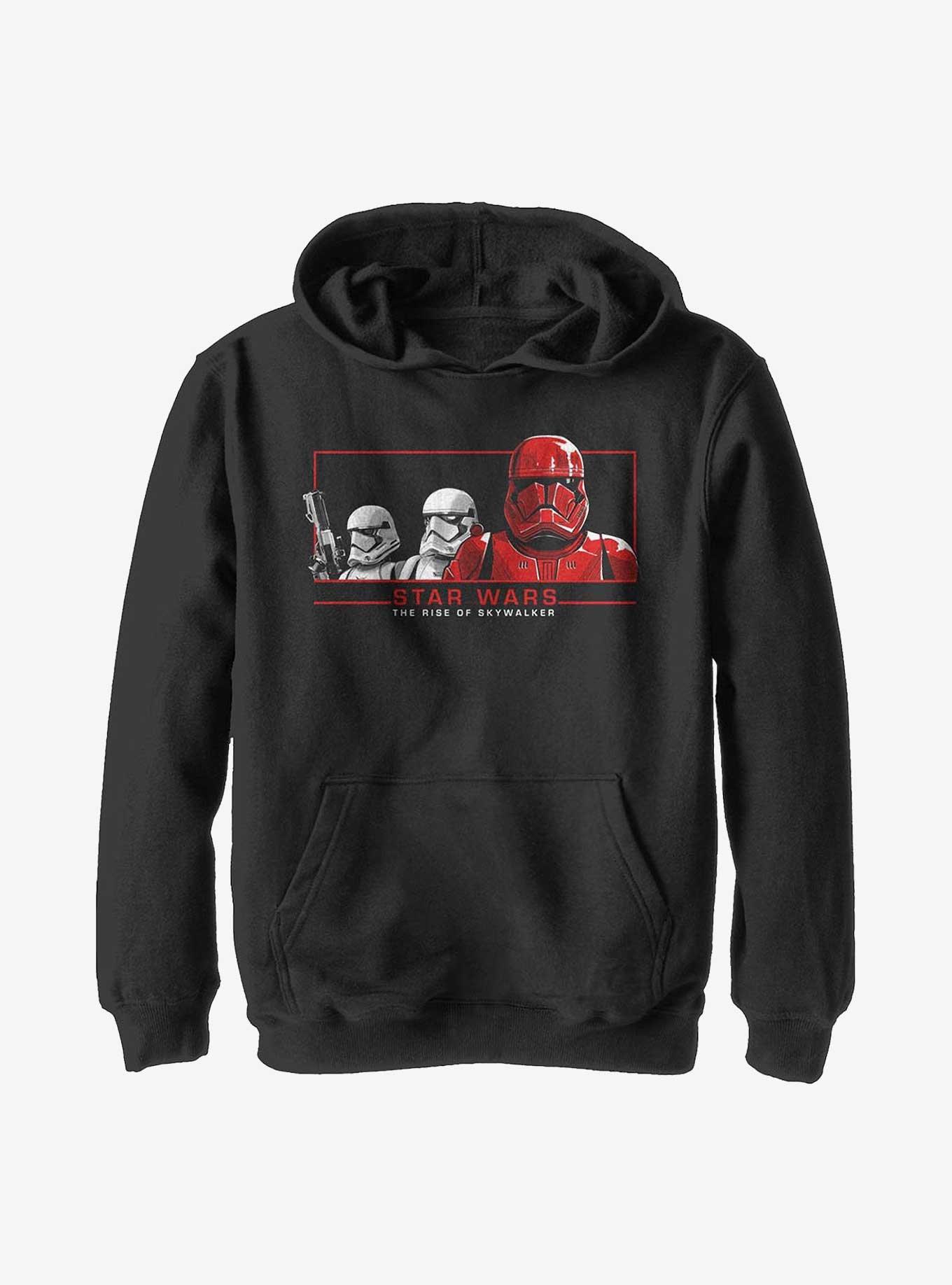 Star Wars Episode IX: The Rise Of Skywalker Red And Pals Youth Hoodie, BLACK, hi-res