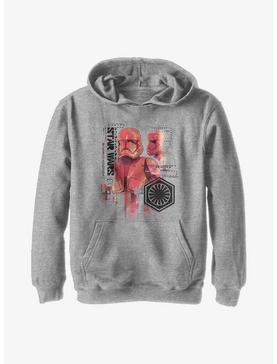 Star Wars Episode IX: The Rise Of Skywalker Red Trooper Schematic Youth Hoodie, , hi-res