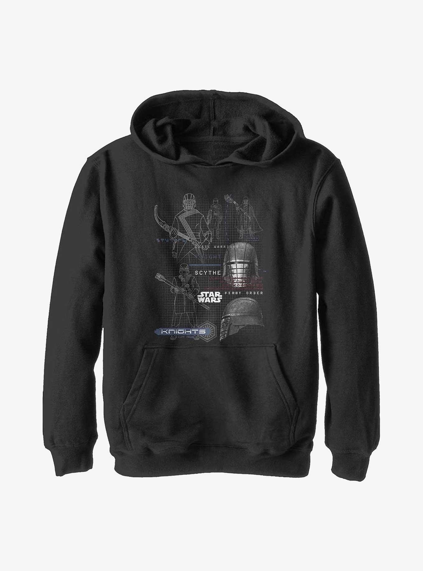 Star Wars Episode IX: The Rise Of Skywalker Ren Maps Youth Hoodie, BLACK, hi-res