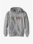 Star Wars Episode IX: The Rise Of Skywalker Resistance Lineup Youth Hoodie, ATH HTR, hi-res