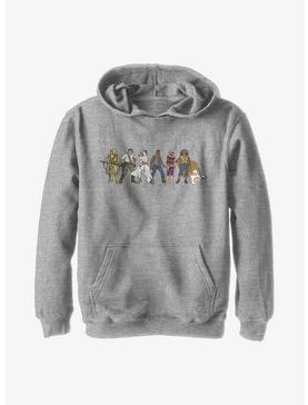 Star Wars Episode IX: The Rise Of Skywalker Resistance Lineup Youth Hoodie, , hi-res