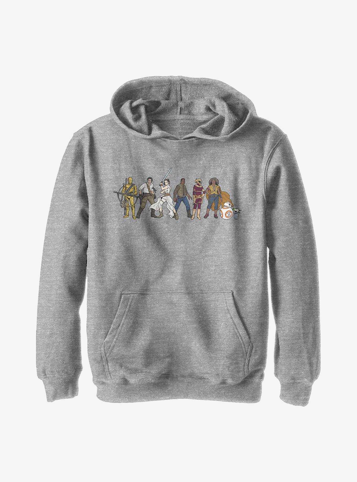 Star Wars Episode IX: The Rise Of Skywalker Resistance Lineup Youth Hoodie, , hi-res