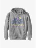 Star Wars Episode IX: The Rise Of Skywalker Retro Rebel Youth Hoodie, ATH HTR, hi-res