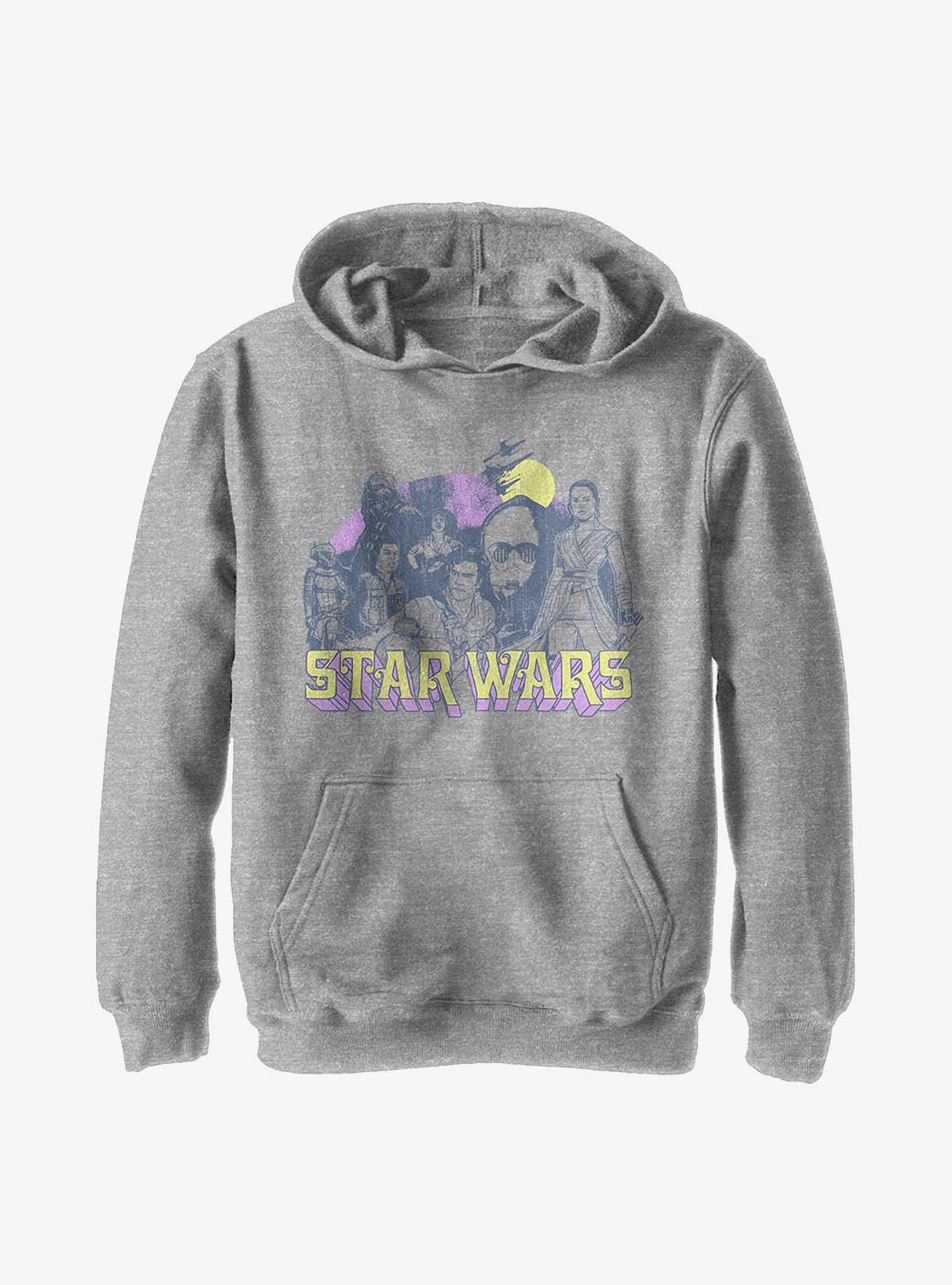 Star Wars Episode IX: The Rise Of Skywalker Retro Rebel Youth Hoodie, , hi-res