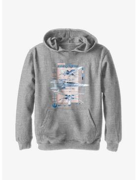 Plus Size Star Wars Episode IX: The Rise Of Skywalker Xwingers Ninety Youth Hoodie, , hi-res