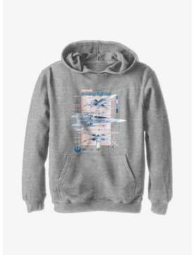 Star Wars Episode IX: The Rise Of Skywalker Xwingers Ninety Youth Hoodie, , hi-res