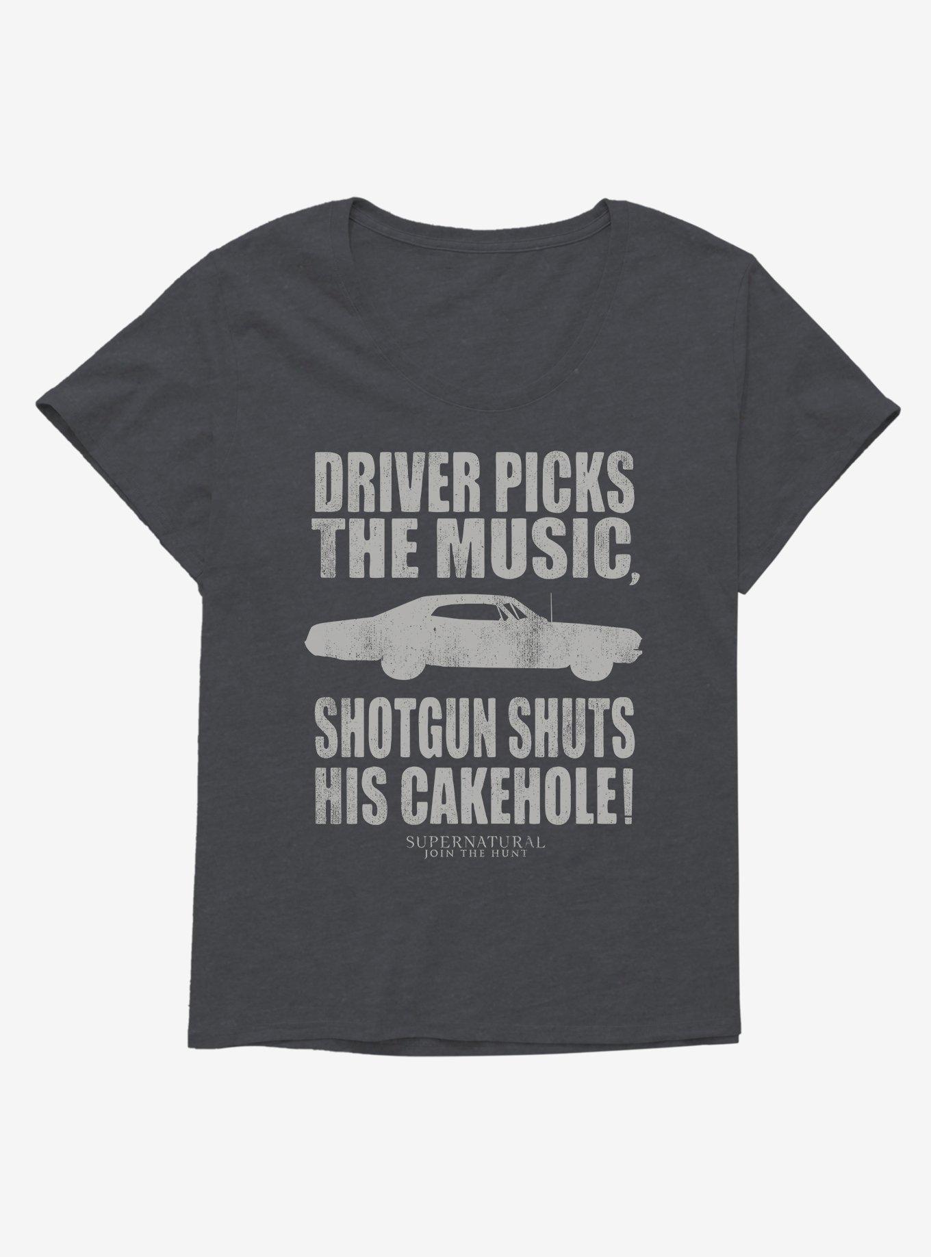 Supernatural Driver Picks The Music Girls Plus Size T-Shirt