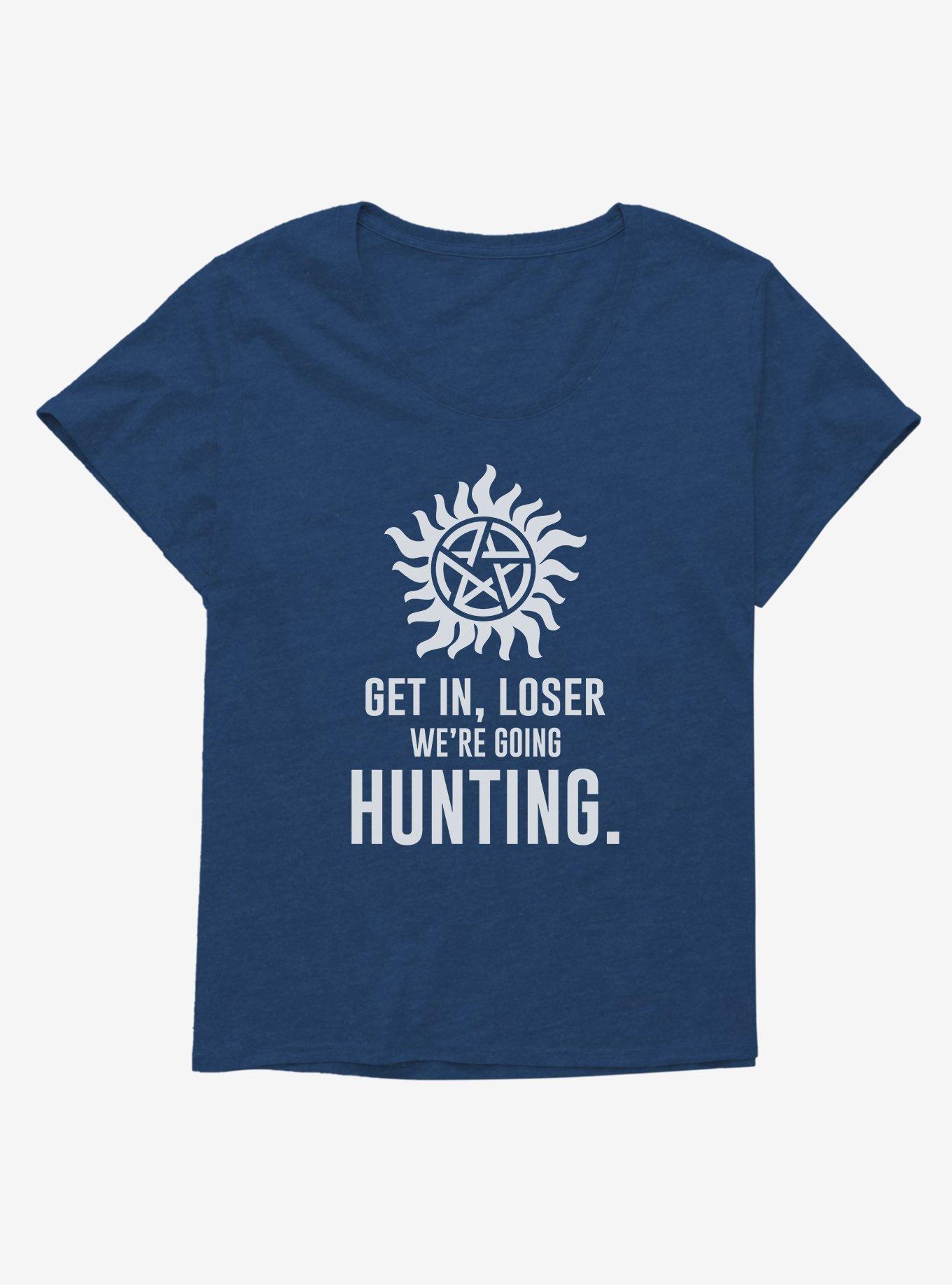 Supernatural We're Going Hunting Girls Plus T-Shirt