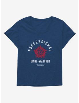 Plus Size Supernatural Professional Binge Watcher Girls Plus Size T-Shirt, , hi-res