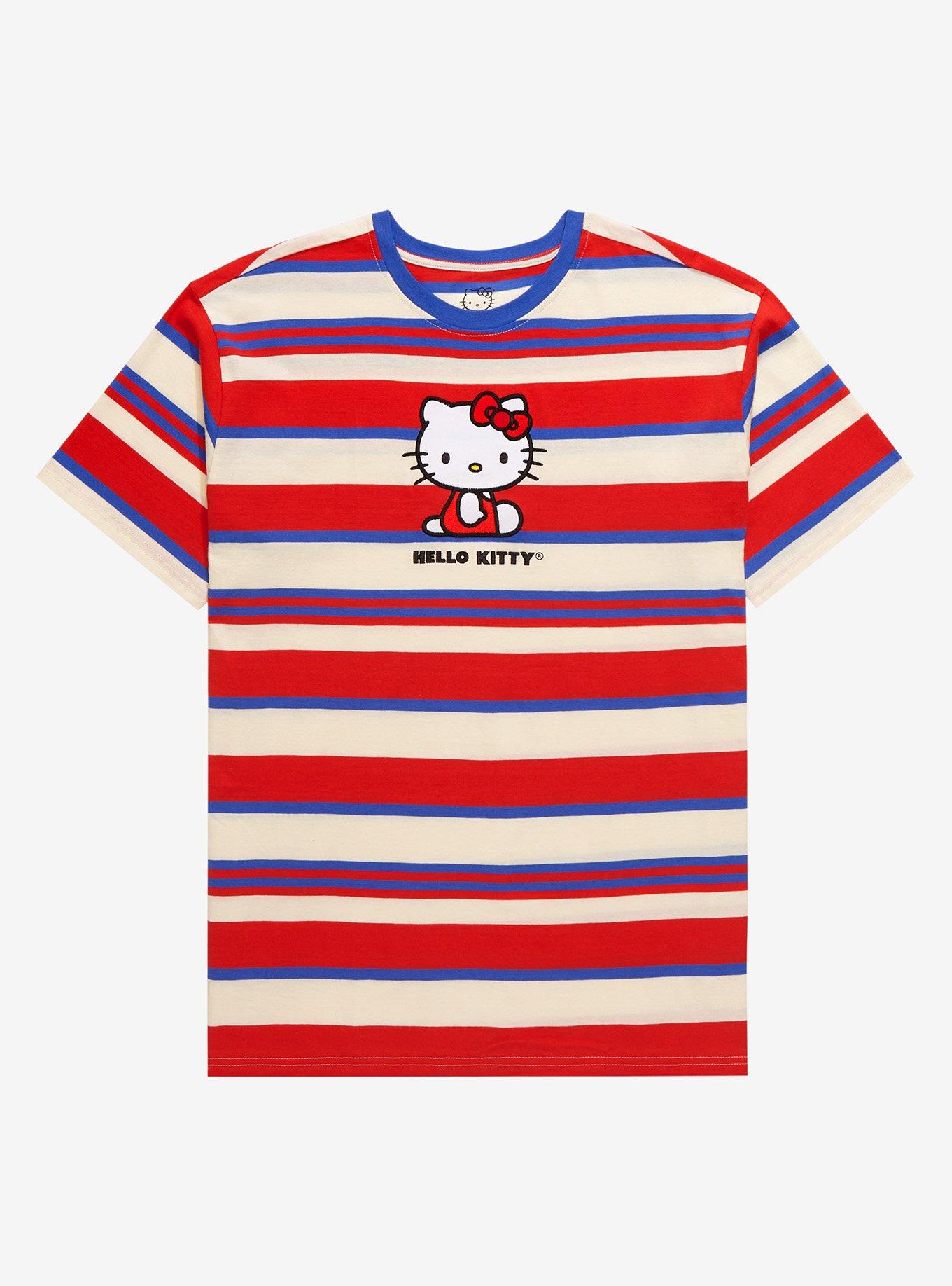 Hello Kitty Embroidered T-Shirts