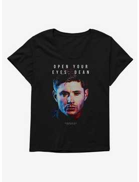 Supernatural Open Your Eyes Dean Girls Plus Size T-Shirt, , hi-res