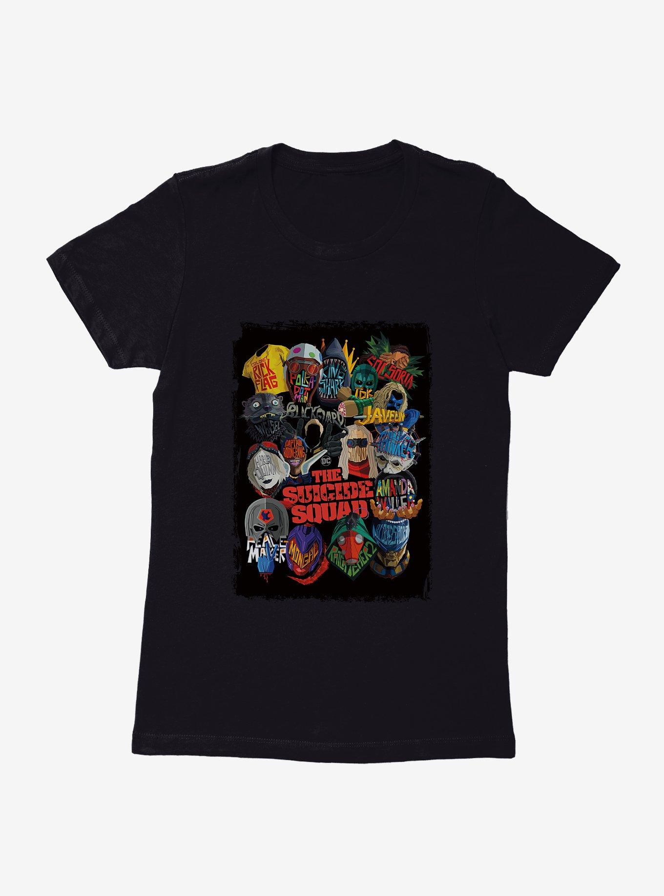 DC Comics The Suicide Squad Character Outlines Womens T-Shirt, , hi-res