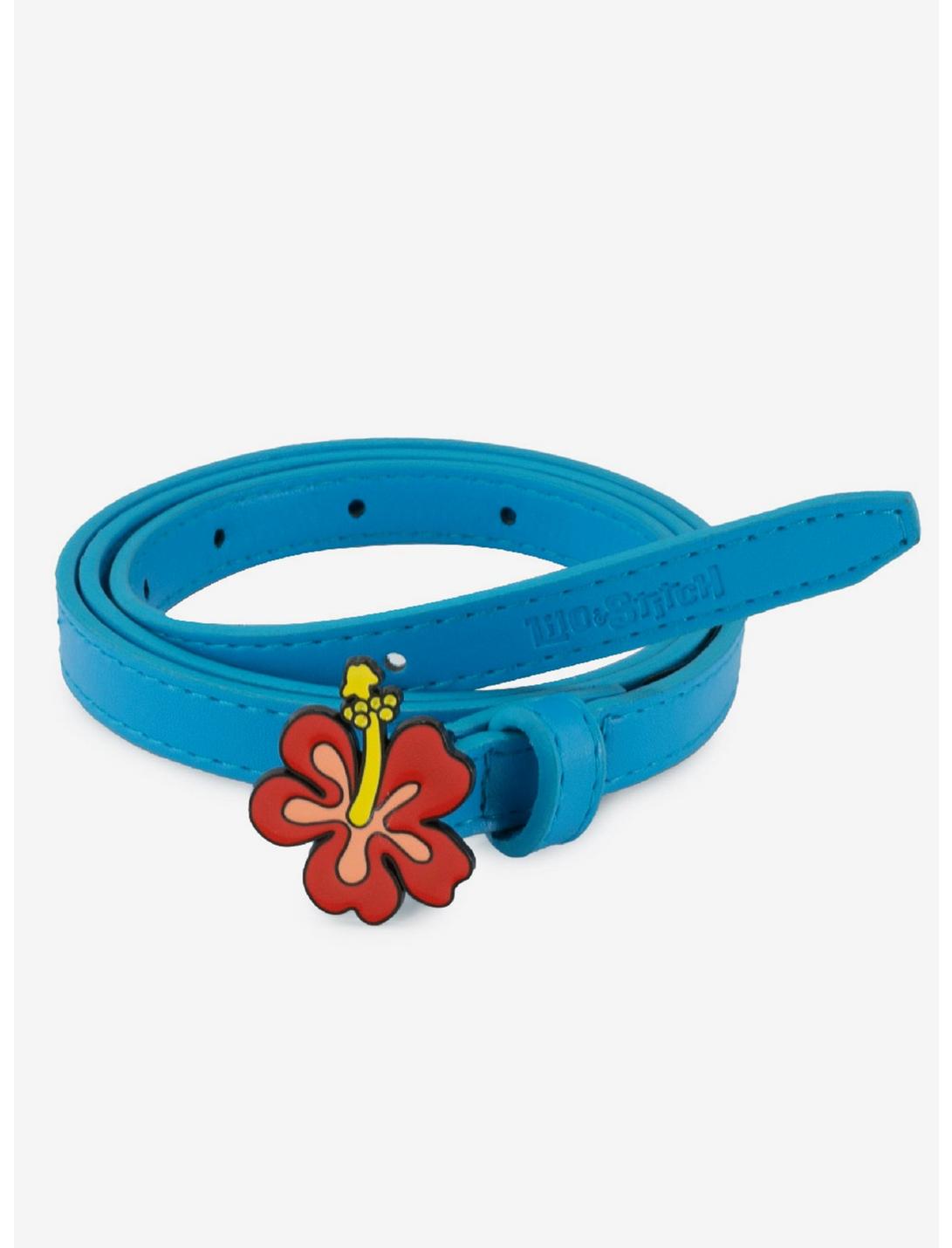 Disney Lilo & Stitch Hibiscus Flower Belt, RED, hi-res