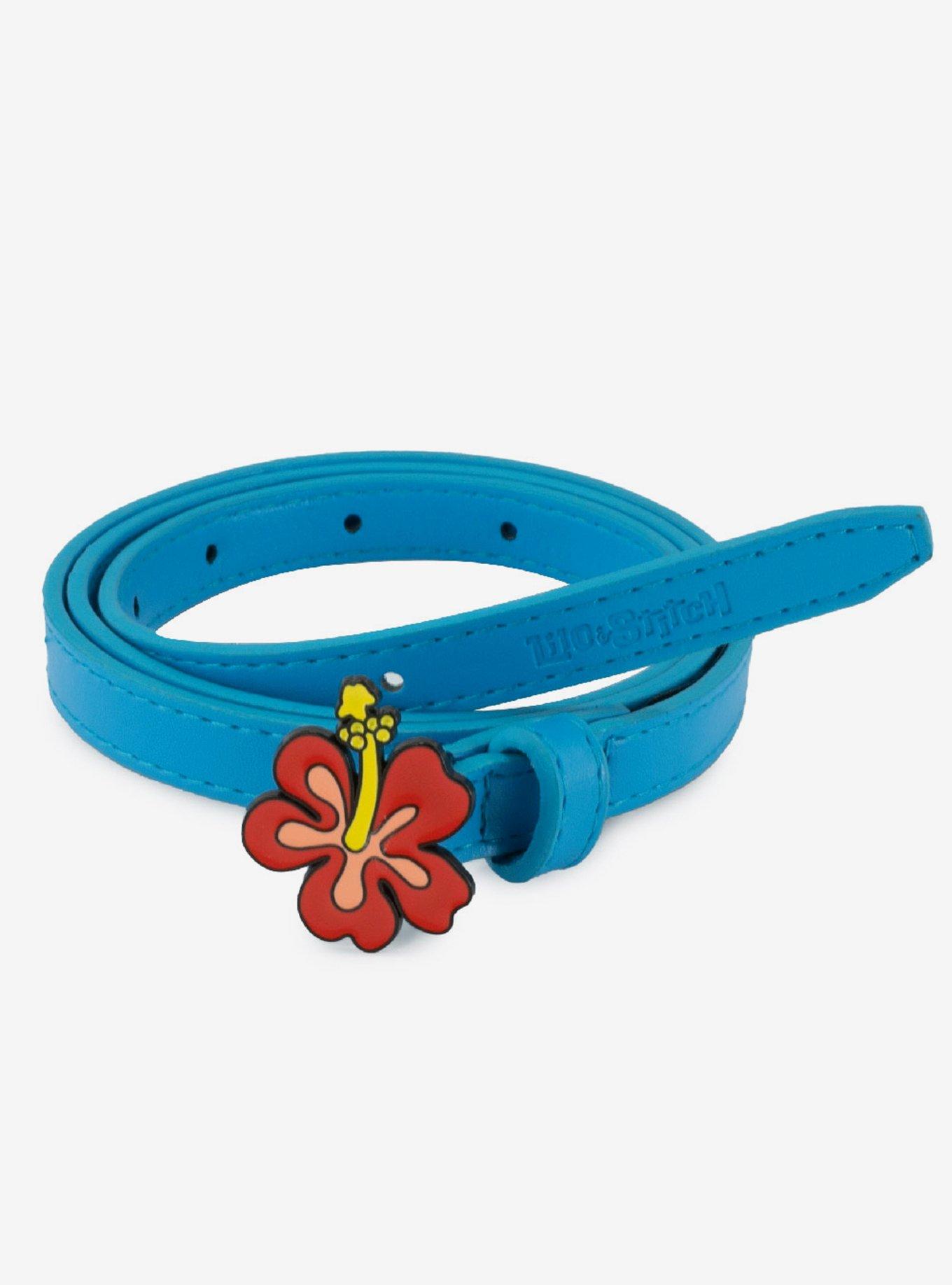 Disney Lilo & Stitch Hibiscus Flower Belt, RED, hi-res