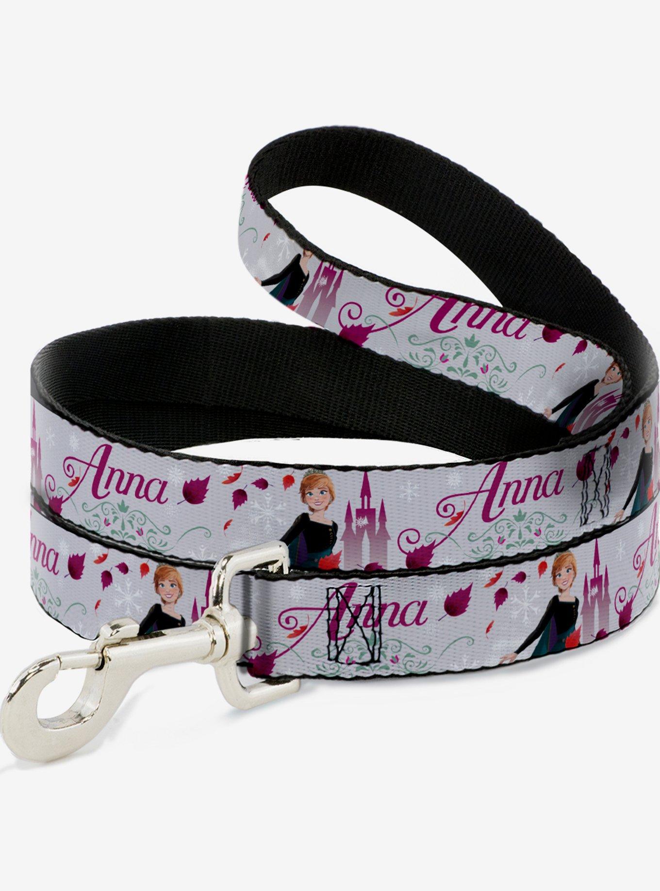 Disney Frozen Anna Castle With Flowers Dog Leash, , hi-res