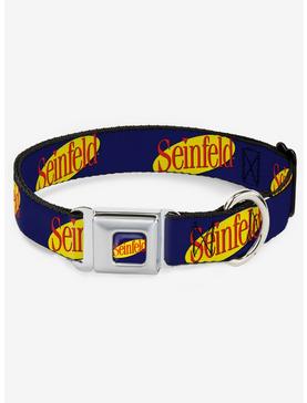 Seinfeld Spotlight Logo Seatbelt Dog Collar, , hi-res