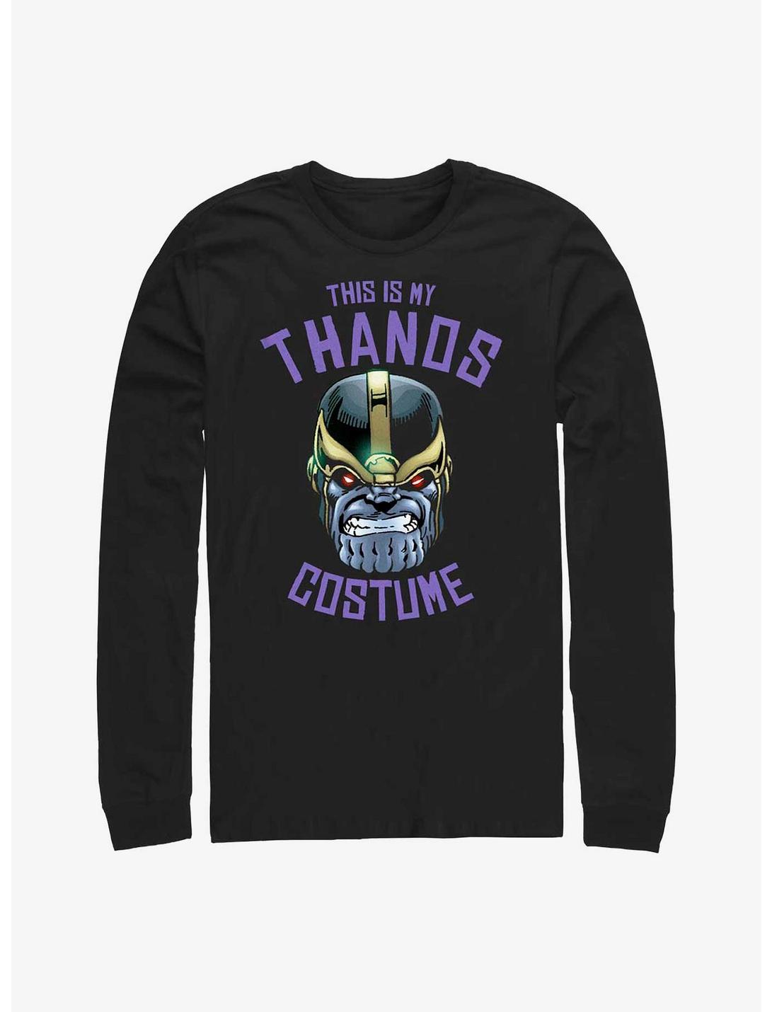 Marvel Avengers Thanos Costume Long-Sleeve T-Shirt, BLACK, hi-res