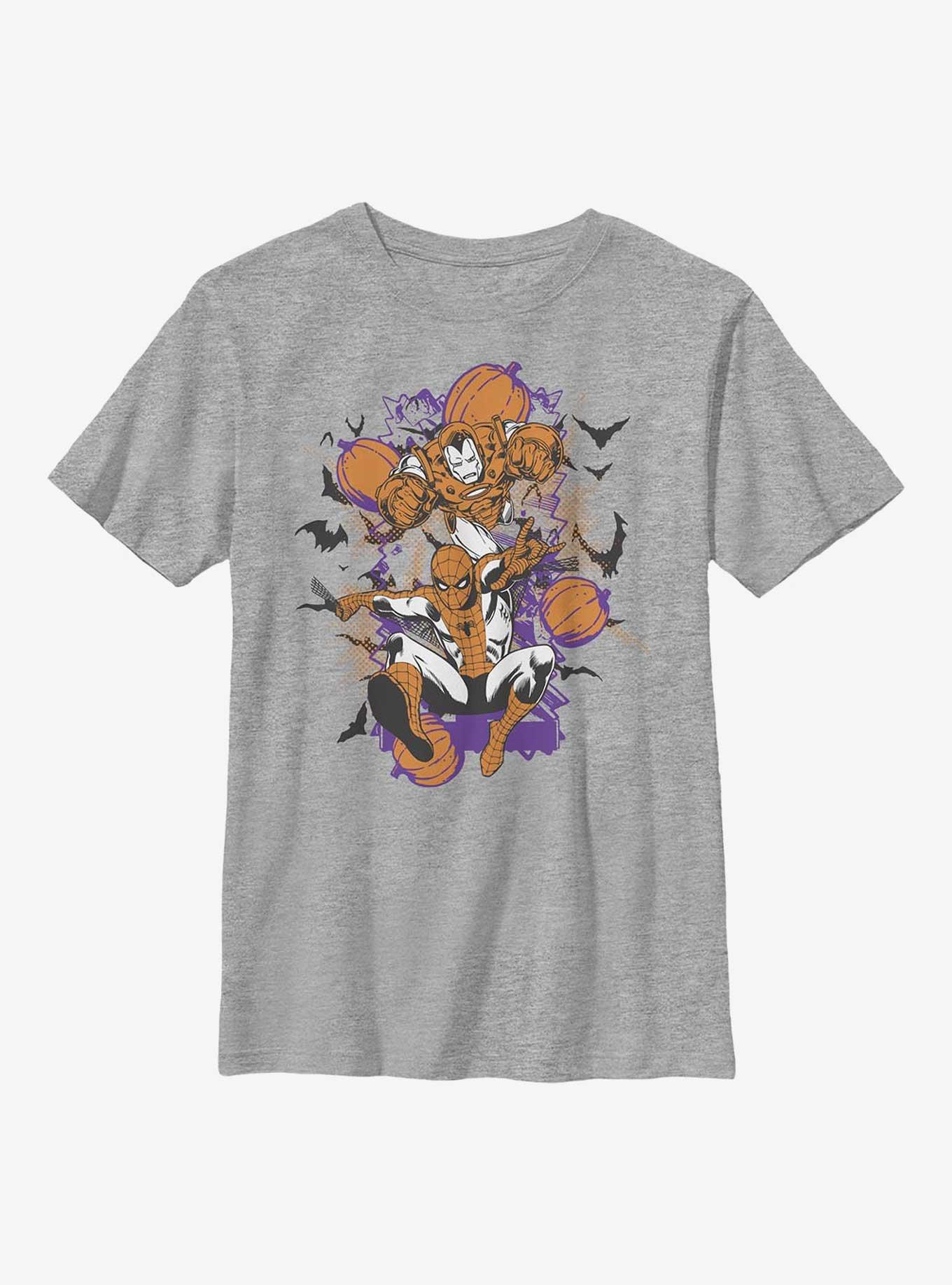 Marvel Avengers Team Pumpkin Youth T-Shirt, ATH HTR, hi-res