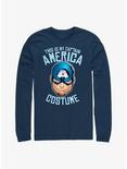 Marvel Captain America Costume Long-Sleeve T-Shirt, NAVY, hi-res