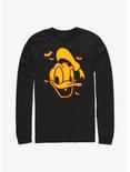 Disney Donald Duck Orange Donald Long-Sleeve T-Shirt, BLACK, hi-res