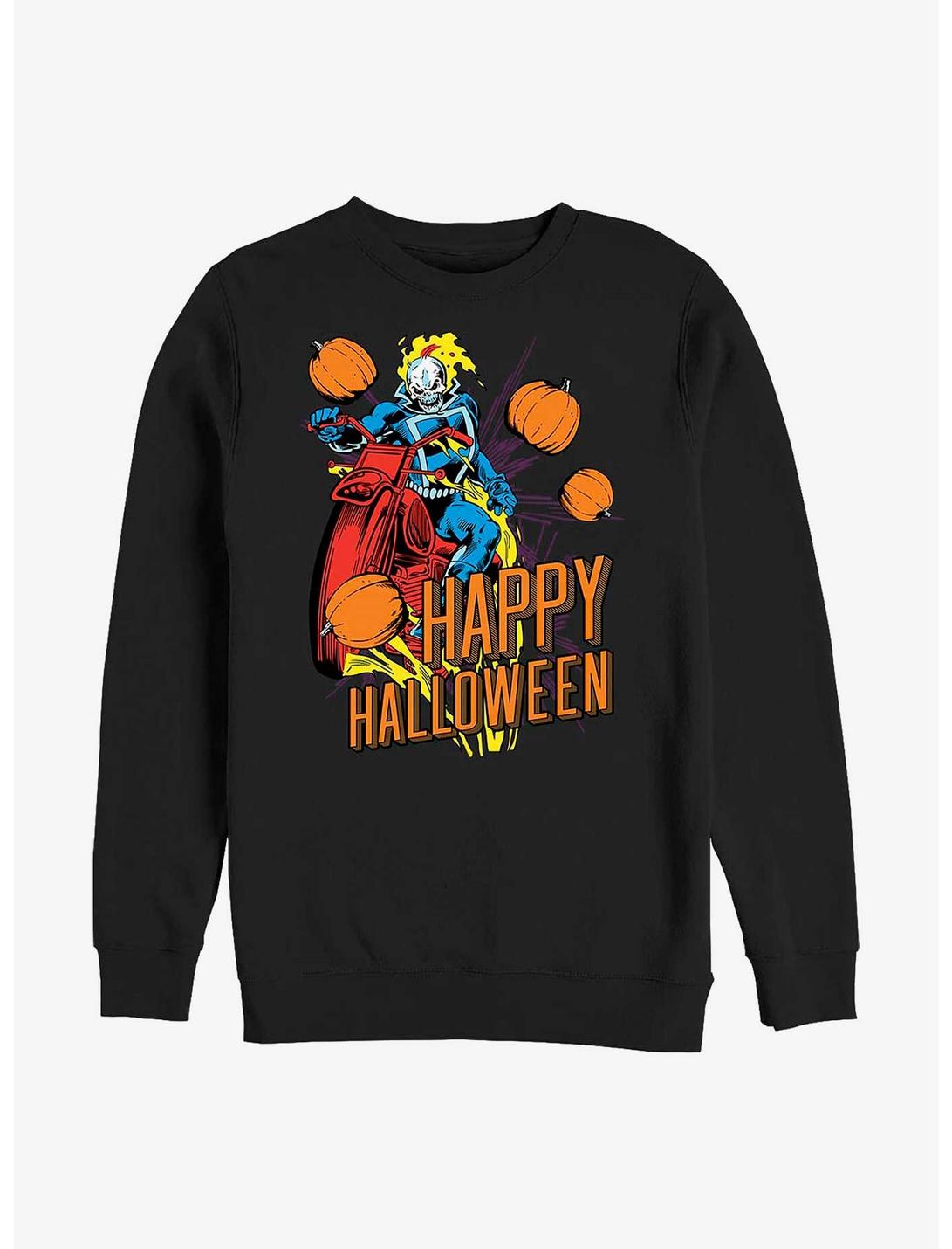 Marvel Ghost Rider Ghost Halloween Sweatshirt, BLACK, hi-res