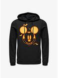 Disney Mickey Mouse Pumpkin Hoodie, BLACK, hi-res