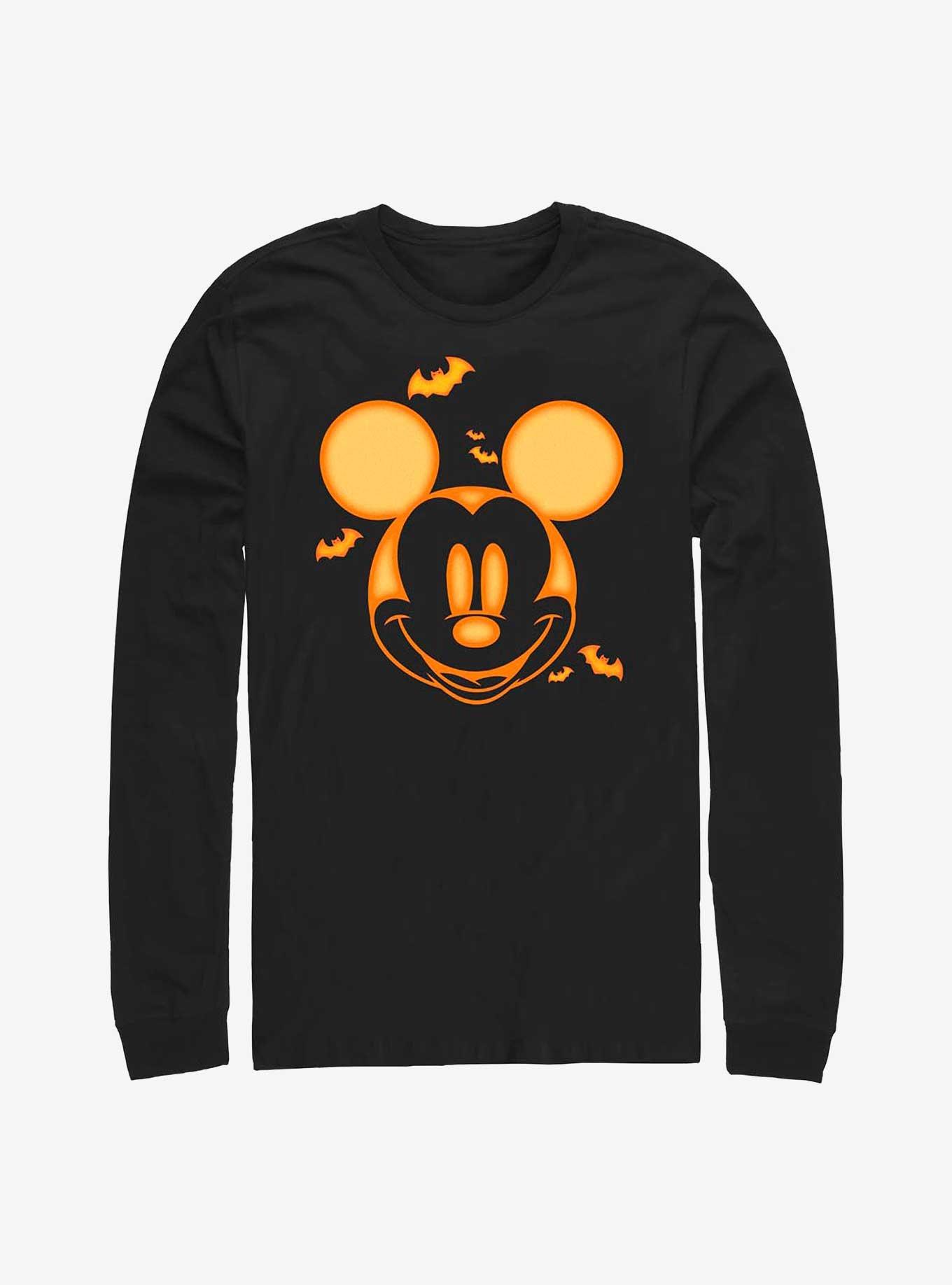 Disney Mickey Mouse Pumpkin Long-Sleeve T-Shirt, , hi-res