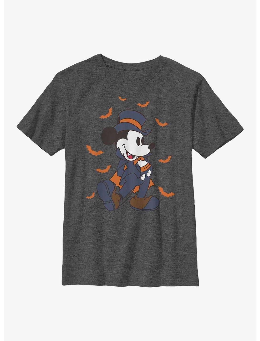 Disney Mickey Mouse Vampire Mickey Youth T-Shirt, CHAR HTR, hi-res