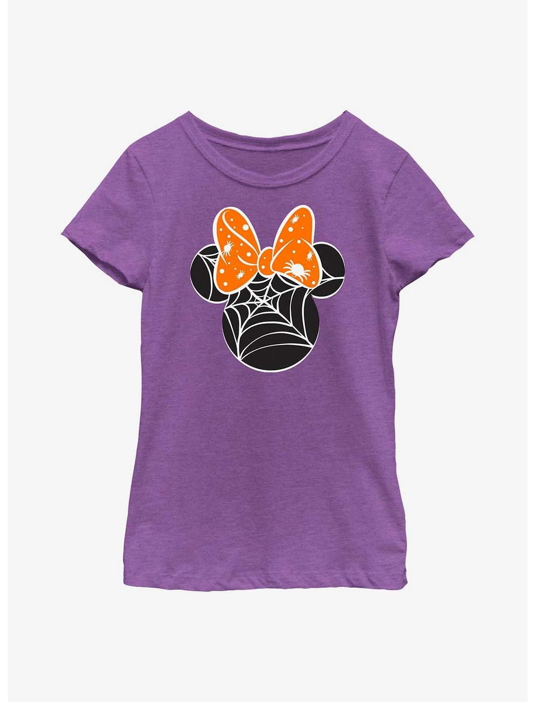 Disney Minnie Mouse Mini Webs Youth Girls T-Shirt, PURPLE BERRY, hi-res