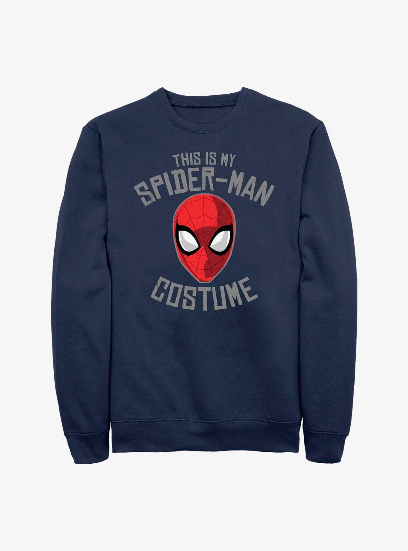 Marvel Spider-Man Spider Costume Sweatshirt, NAVY, hi-res