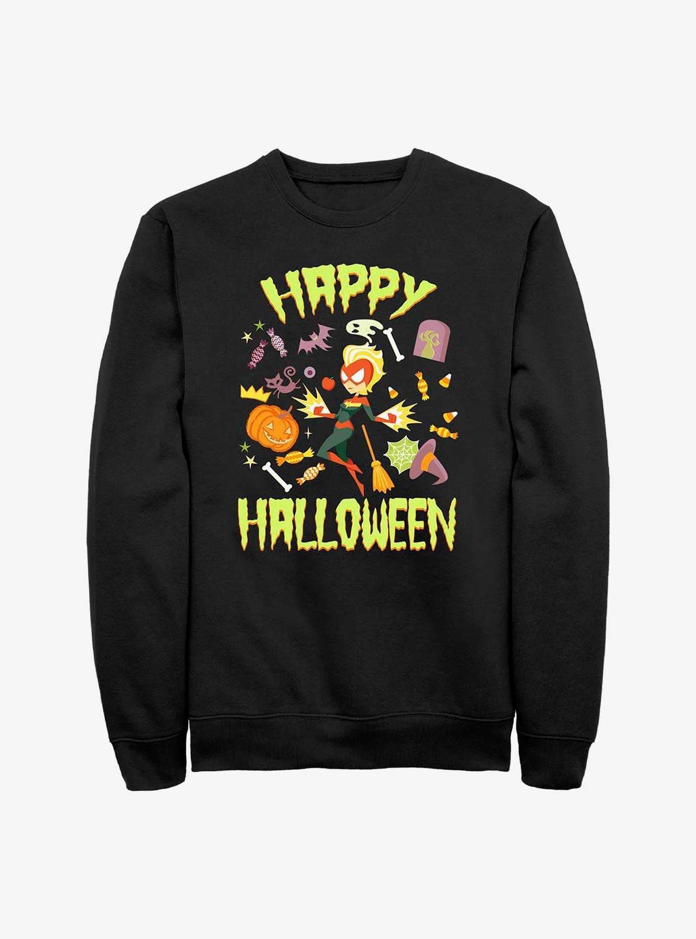Marvel Captain Marvel Halloween Sweatshirt, , hi-res