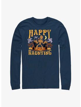 Marvel Guardians Of The Galaxy Happy Haunting Groot Long-Sleeve T-Shirt, NAVY, hi-res