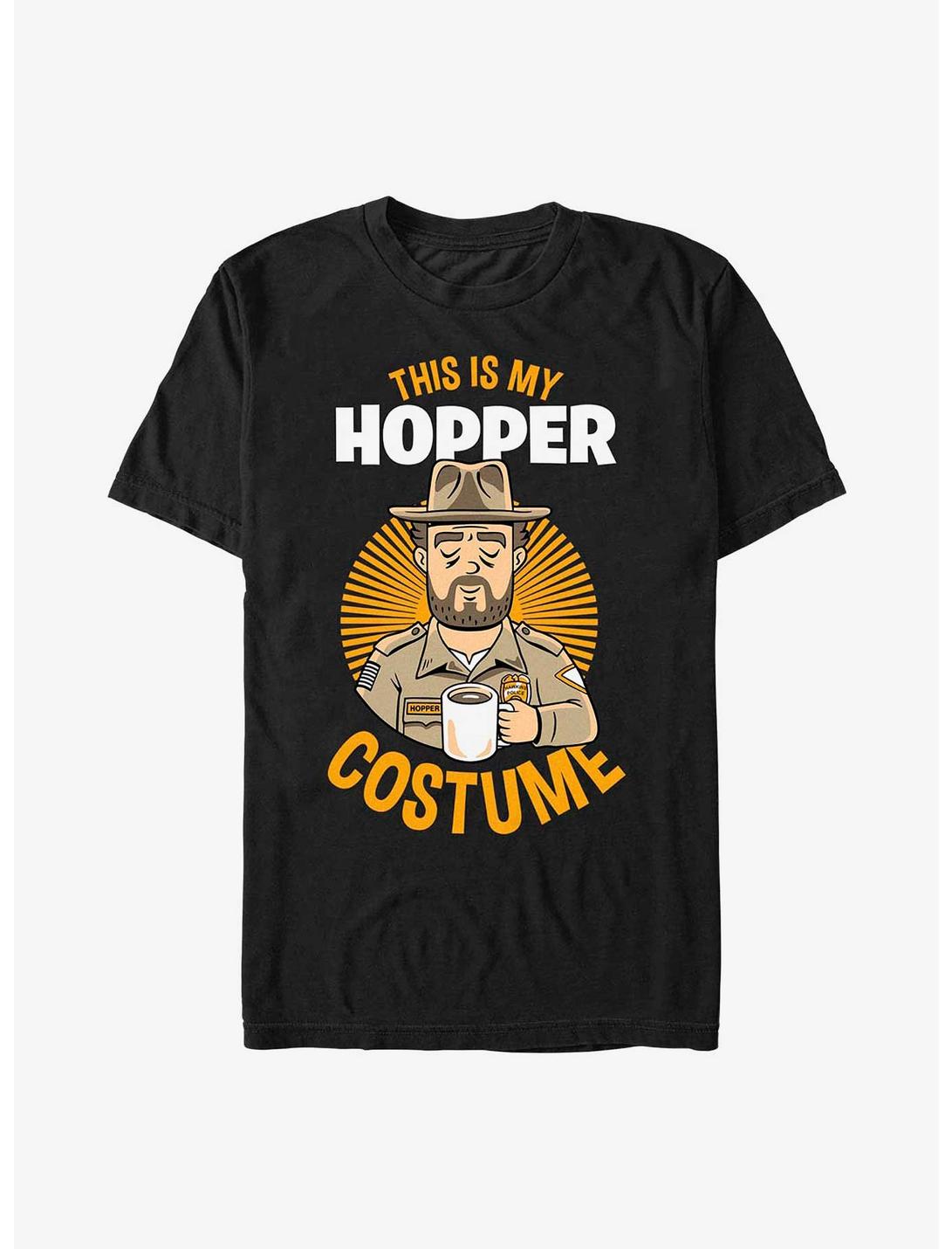 Stranger Things Hopper Costume T-Shirt, BLACK, hi-res
