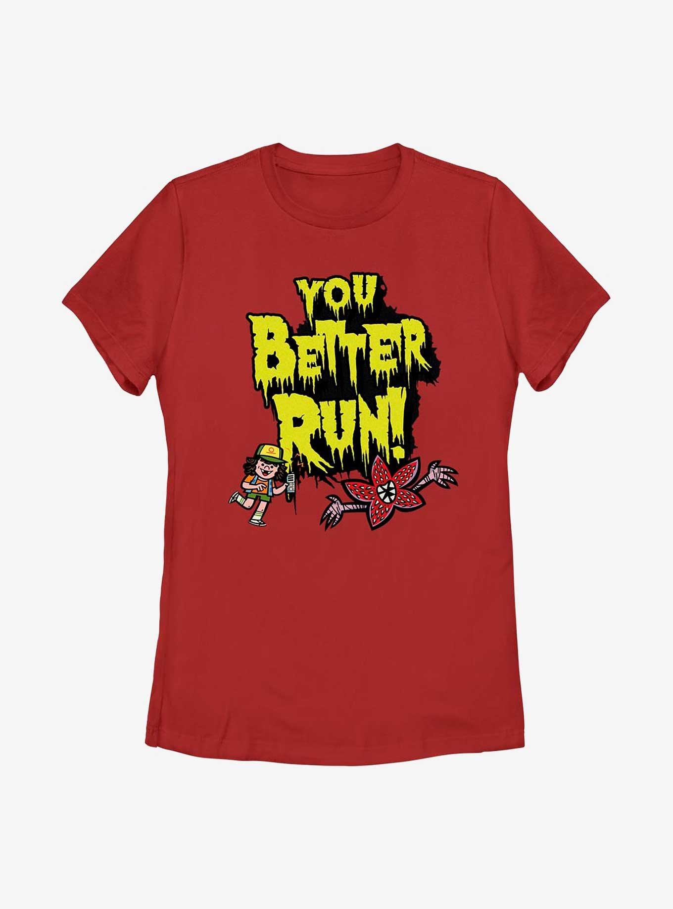 Stranger Things Better Run Womens T-Shirt, , hi-res