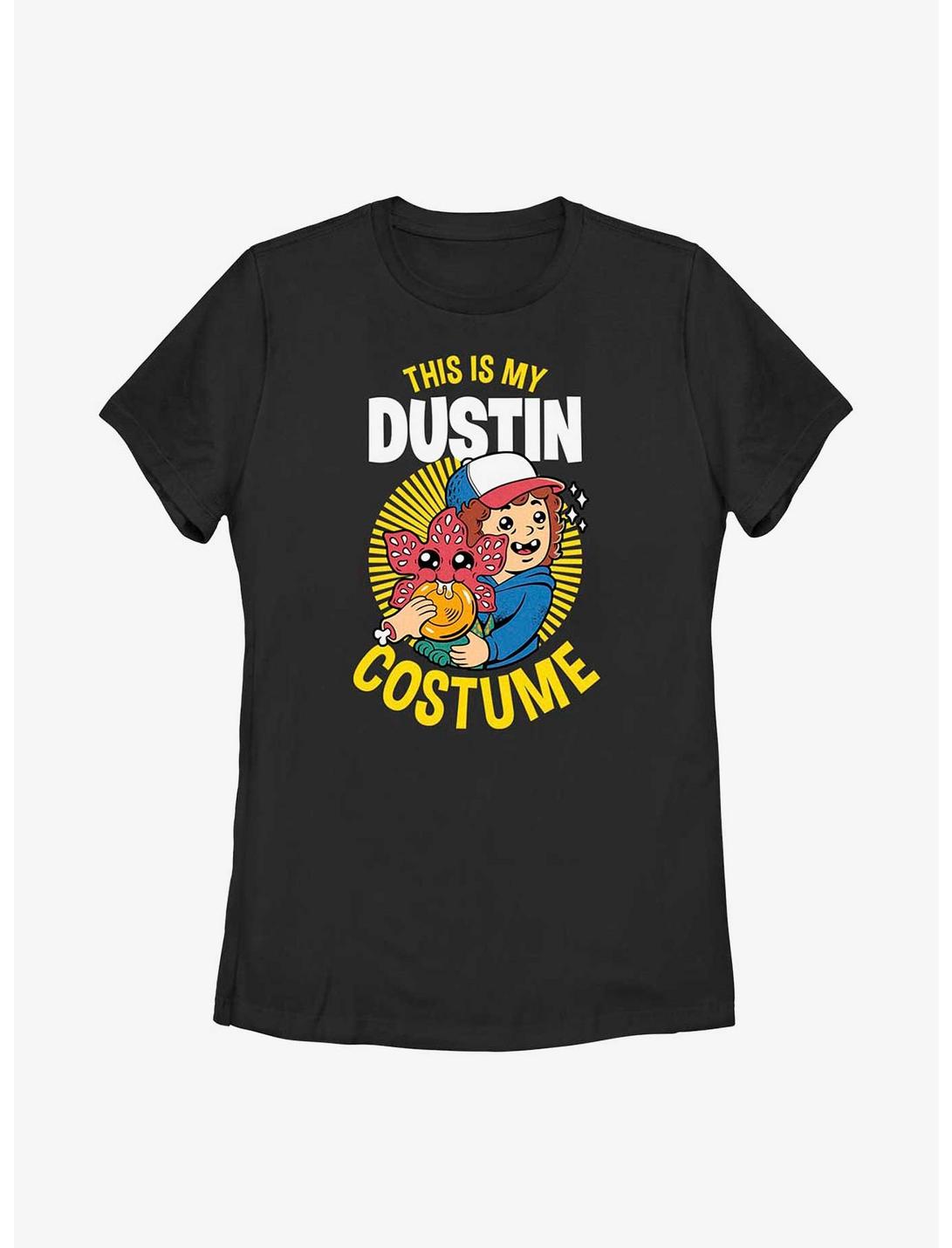 Stranger Things Dustin Costume Womens T-Shirt, BLACK, hi-res