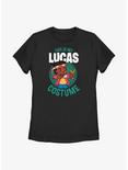 Stranger Things Lucas Costume Womens T-Shirt, BLACK, hi-res