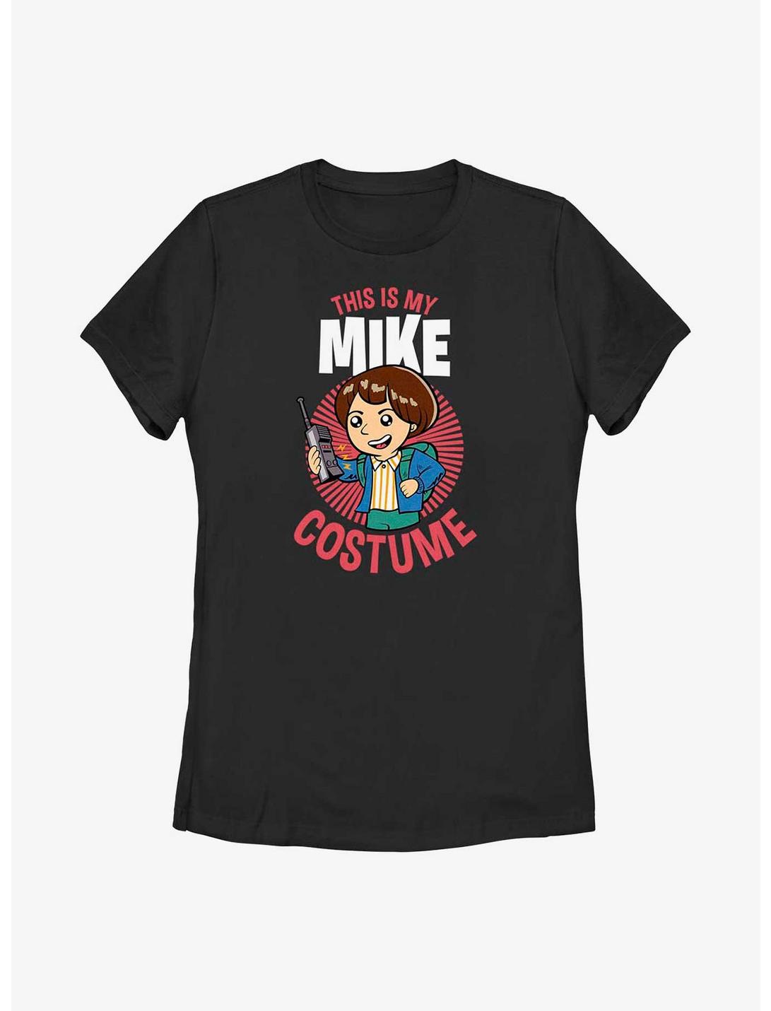 Stranger Things Mike Costume Womens T-Shirt, BLACK, hi-res