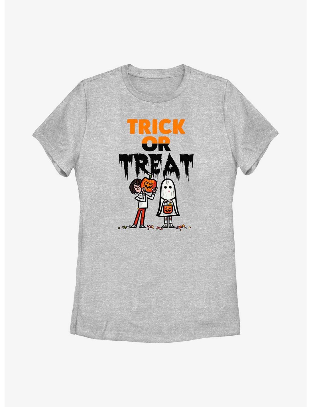 Stranger Things Trick Or Treat Womens T-Shirt, ATH HTR, hi-res