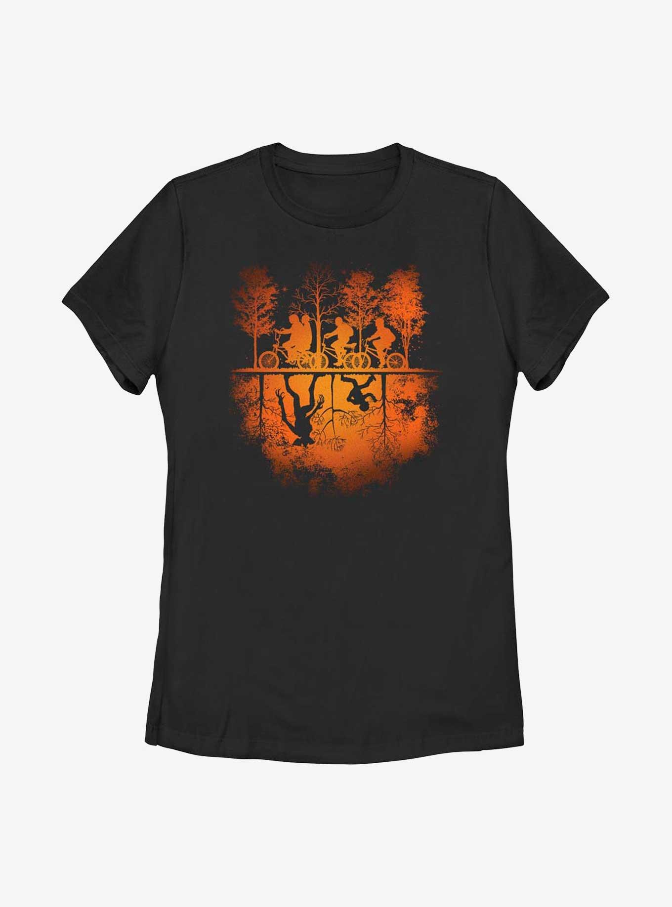 Stranger Things Upside Down Pumpkin Womens T-Shirt, , hi-res