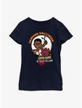 Stranger Things All Candy Welcome Youth Girls T-Shirt, NAVY, hi-res