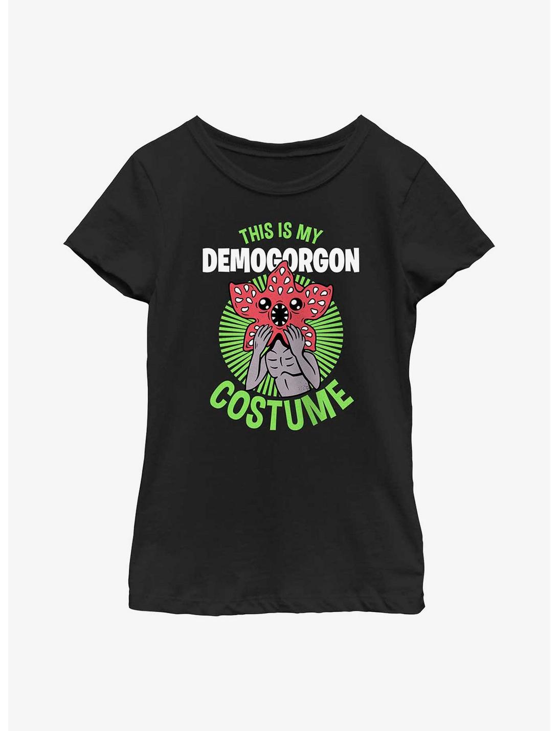 Stranger Things Demogorg Costume Youth Girls T-Shirt, BLACK, hi-res