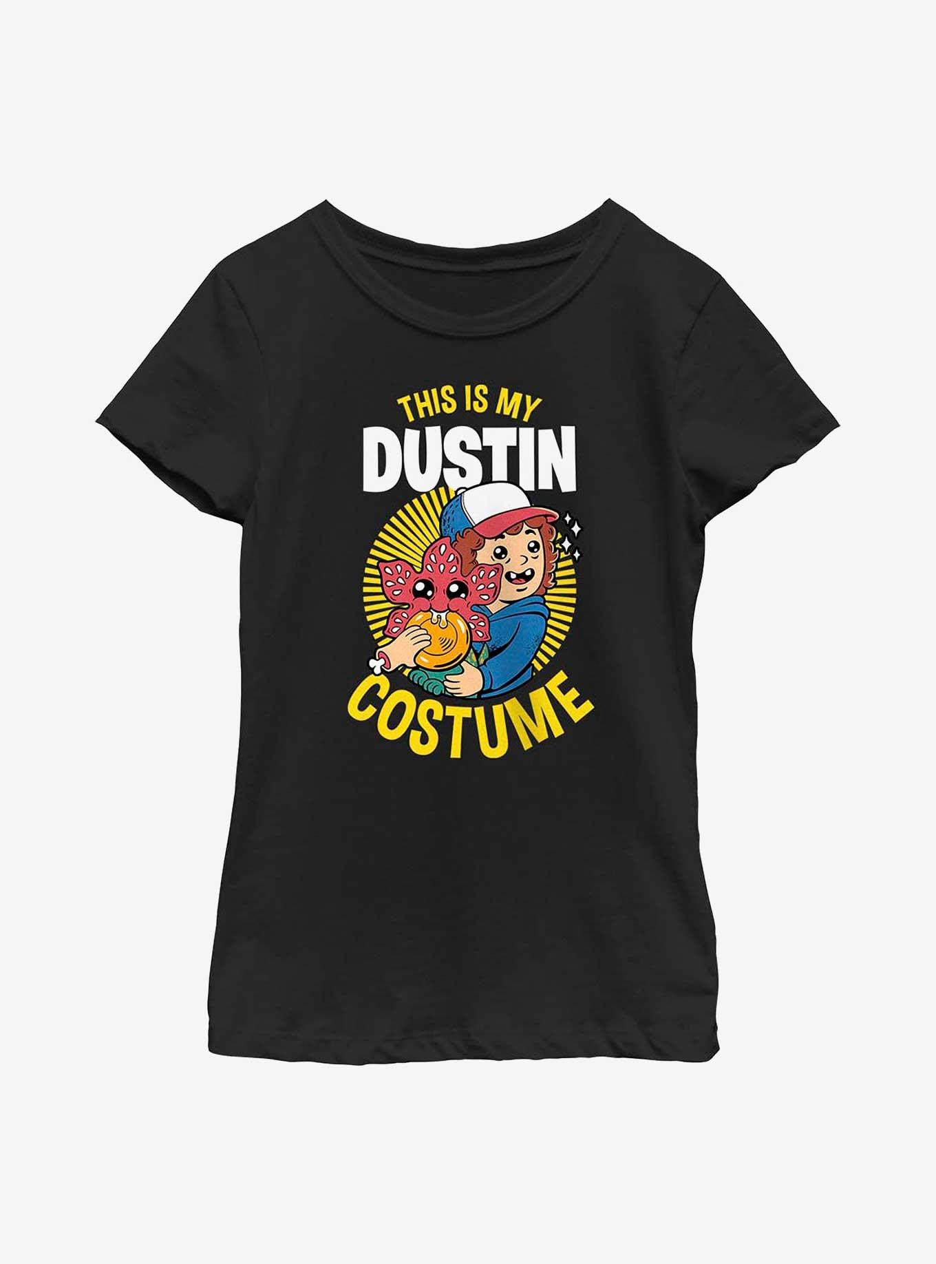 Stranger Things Dustin Costume Youth Girls T-Shirt, , hi-res