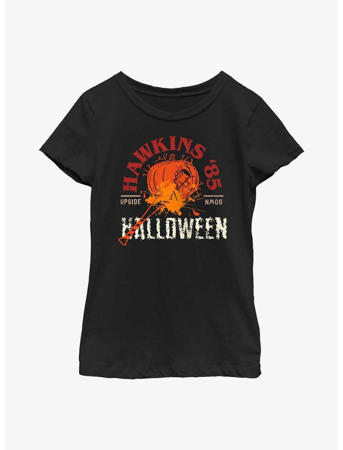 Stranger Things Halloween '85 Youth Girls T-Shirt, BLACK, hi-res