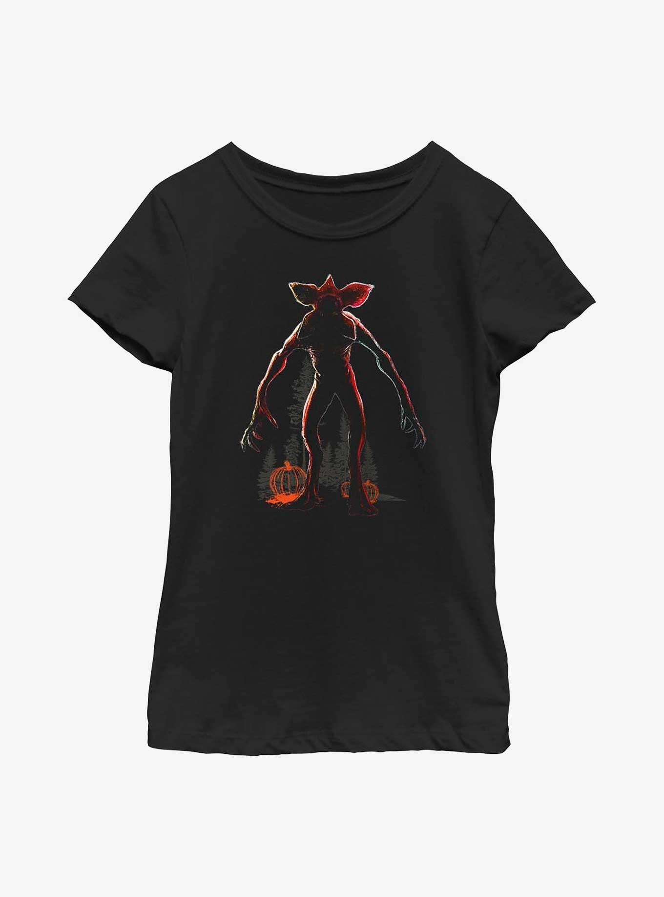 Stranger Things Haunted Night Youth Girls T-Shirt, , hi-res