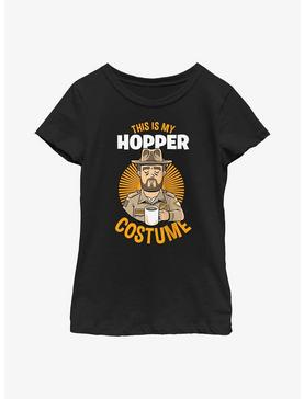 Stranger Things Hopper Costume Youth Girls T-Shirt, , hi-res