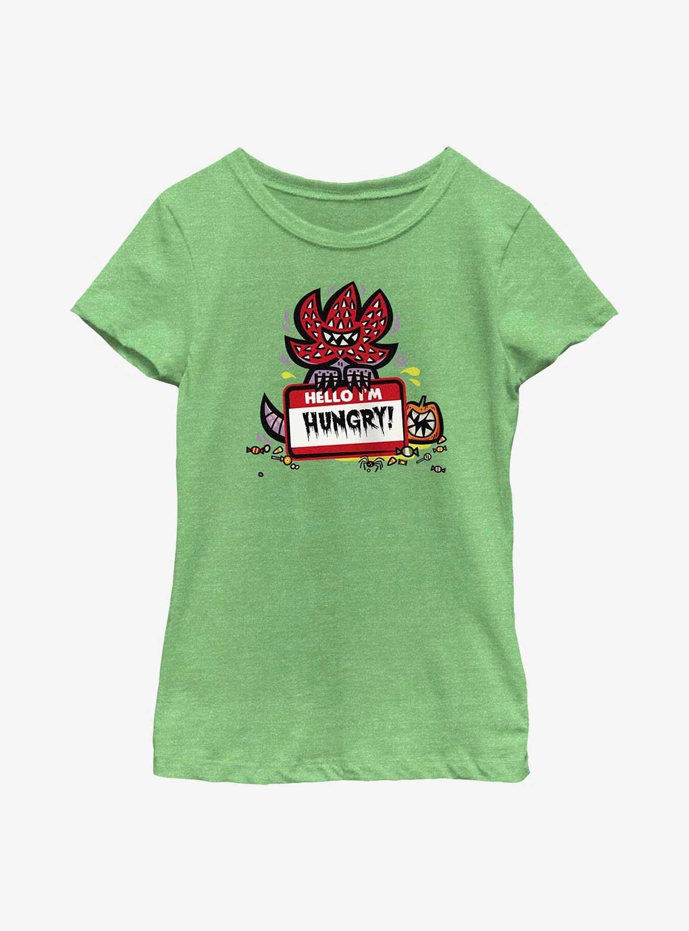 Stranger Things Hungry Youth Girls T-Shirt, GRN APPLE, hi-res