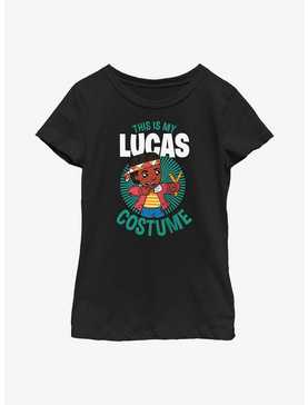 Stranger Things Lucas Costume Youth Girls T-Shirt, , hi-res