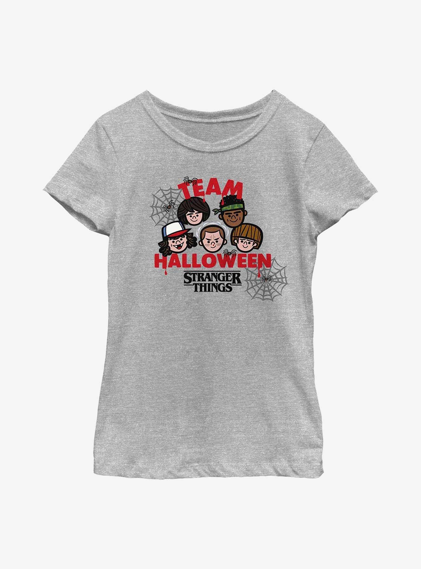 Stranger Things Team Halloween Youth Girls T-Shirt, , hi-res