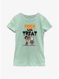 Plus Size Stranger Things Trick Or Treat Youth Girls T-Shirt, MINT, hi-res