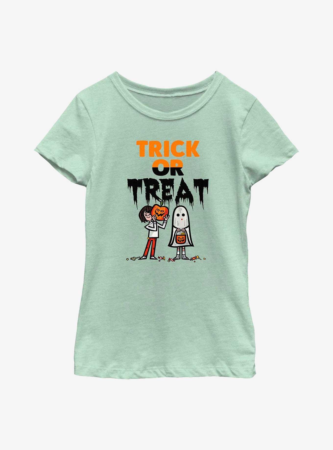 Stranger Things Trick Or Treat Youth Girls T-Shirt, MINT, hi-res
